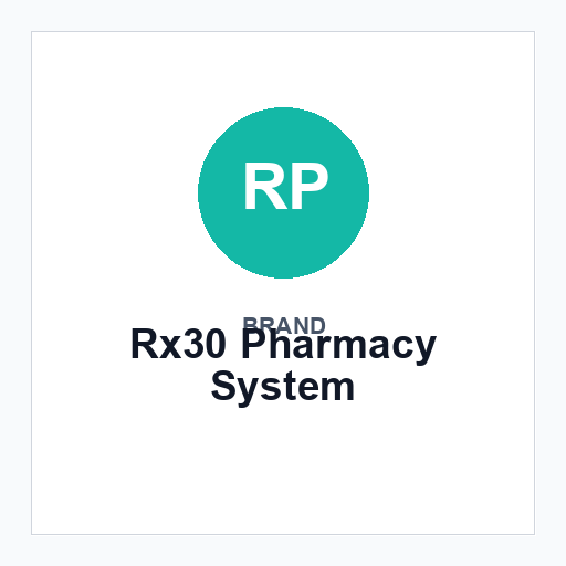 Rx30 Pharmacy System